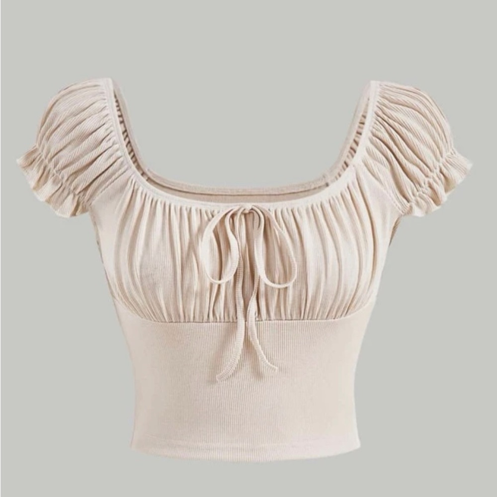 cute beige top